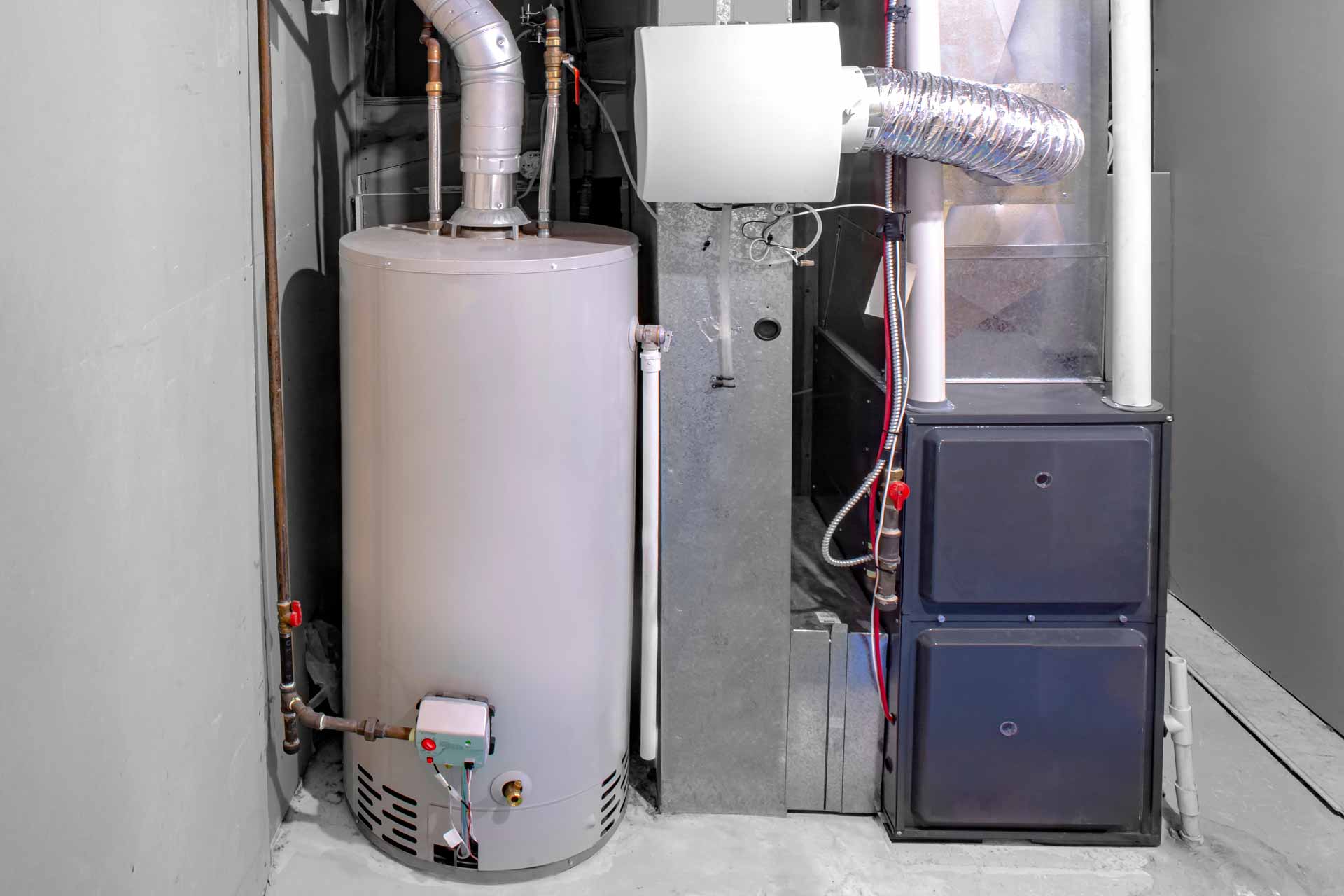 Water heater and furnace