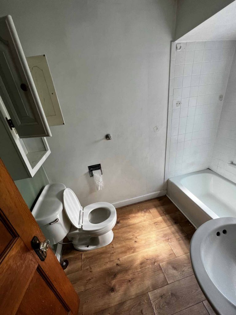 Newly remodeled bathroom