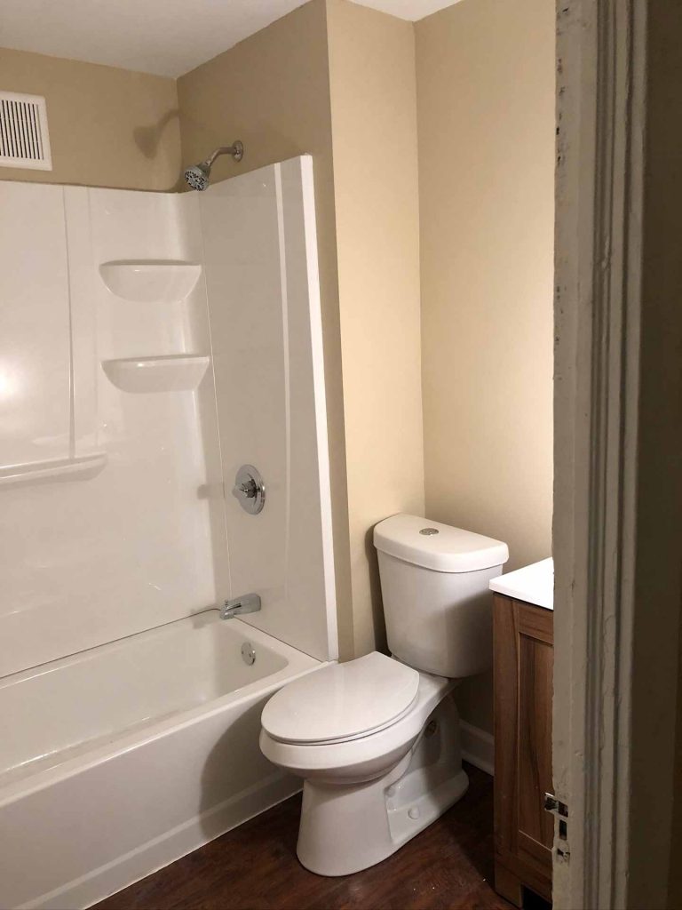 Newly remodeled bathroom